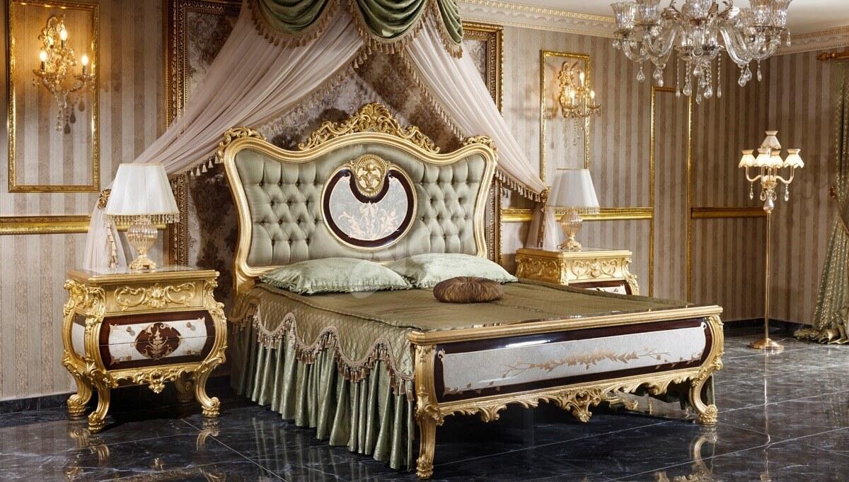 Monesa Altın Varaklı Yatak Odası Modelleri, Fiyatları Evgör Mobilya