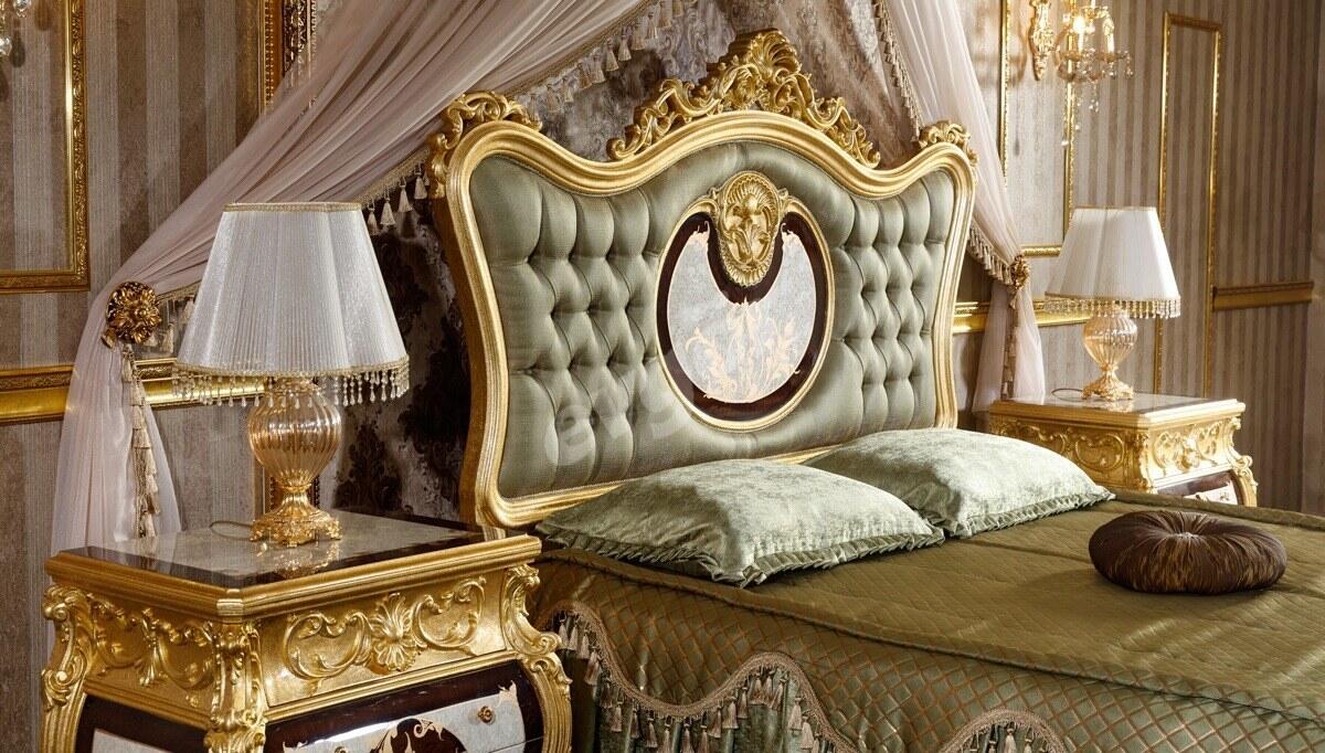 Monesa Altın Varaklı Yatak Odası Modelleri, Fiyatları Evgör Mobilya